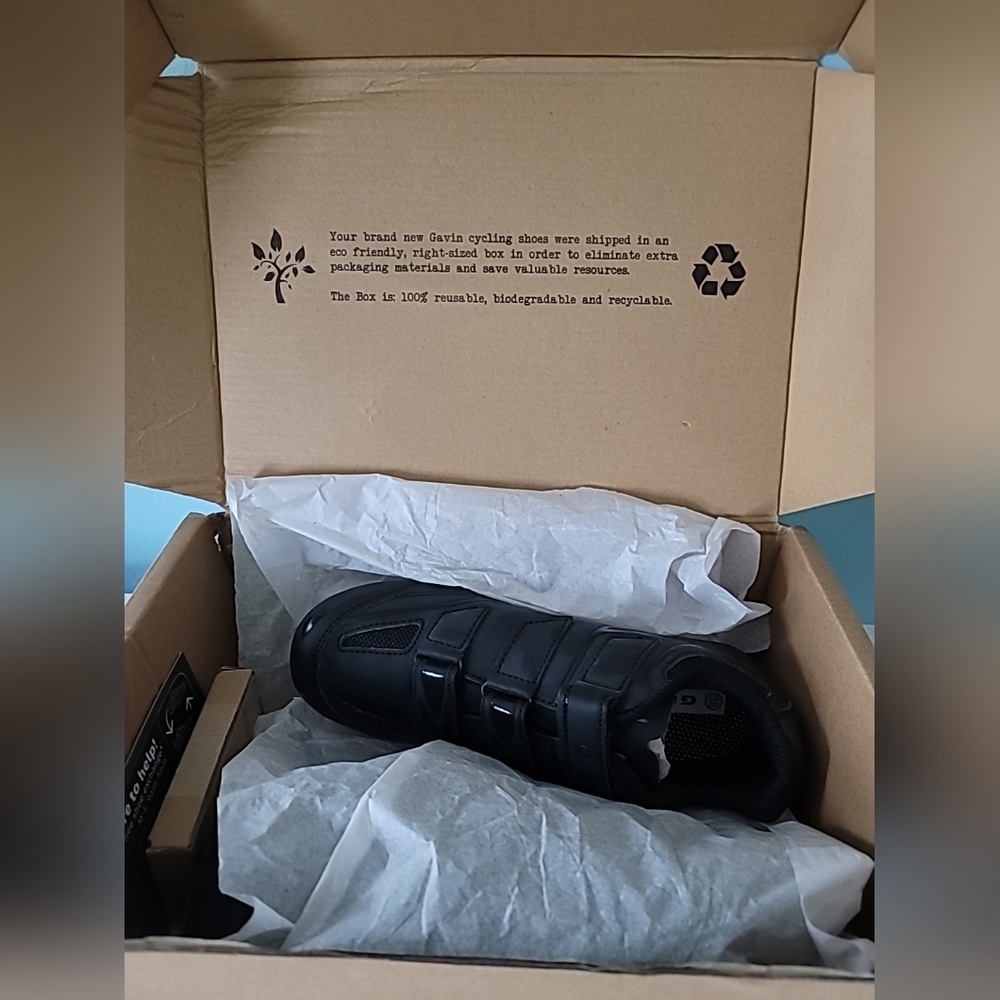 GAVIN Road Cycling Shoe SPD or Lock Compatible-38 ( Mens 6/ Womens 7.5 )